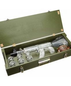 Red Army Kalashnikov Vodka + Grenade + Glasses
